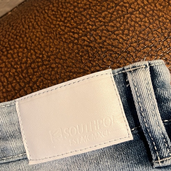 South Pole Classic Stonewashed distressed blue jean super stylish stretch shorts - Picture 7 of 8